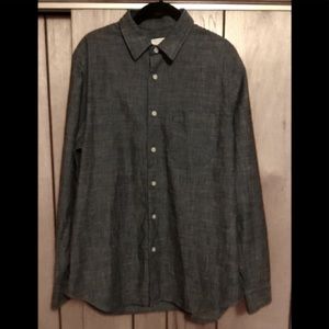Club Monaco chambray blouse SZ XL